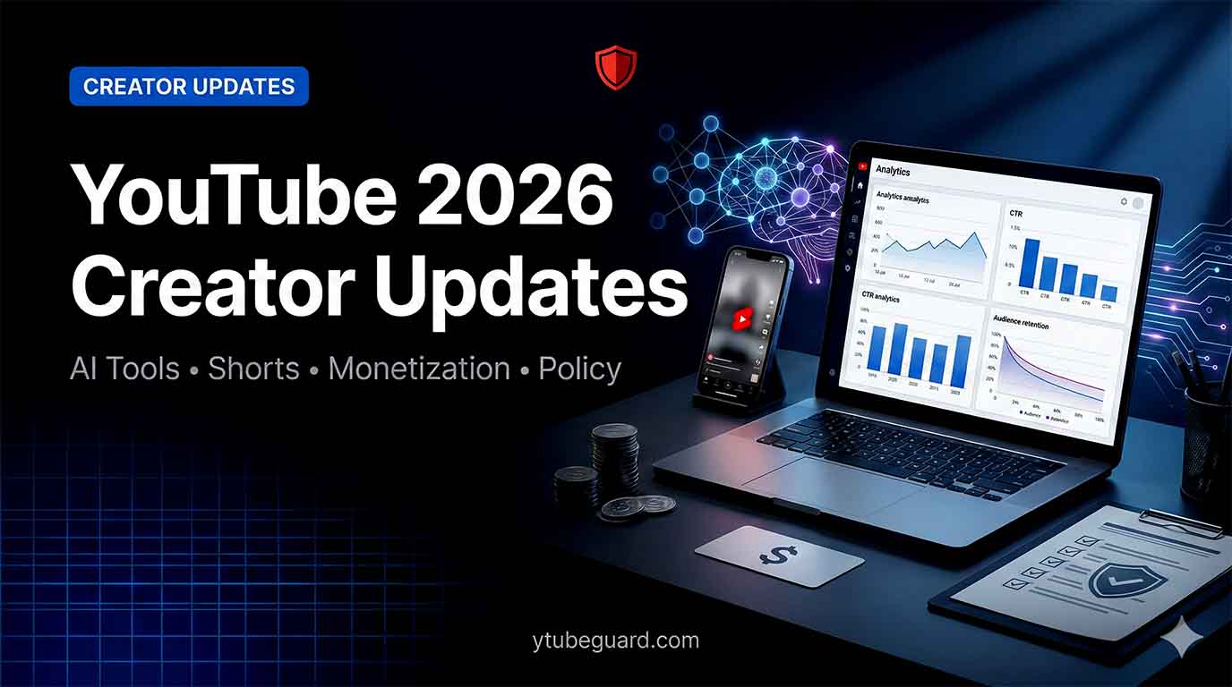 YouTube 2026 Creator Updates: AI Tools, Shorts, Monetization & Policy Priorities
